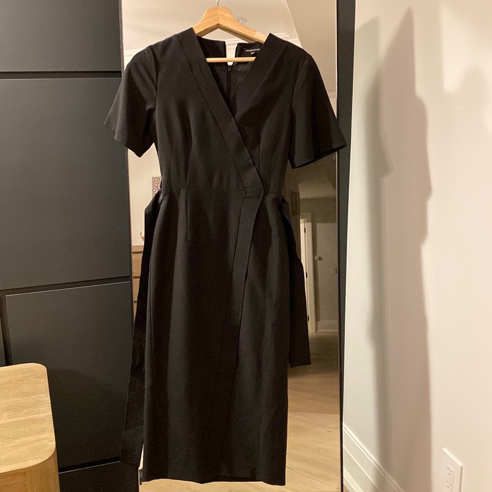 Black dress.